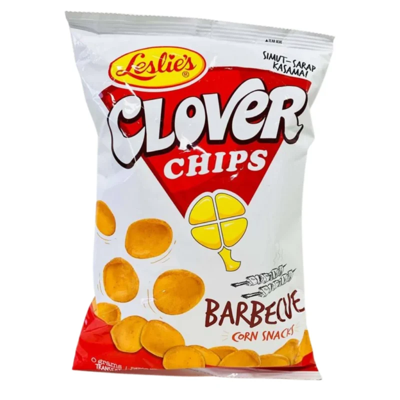 Leslie BBQ Clover Chips 145g