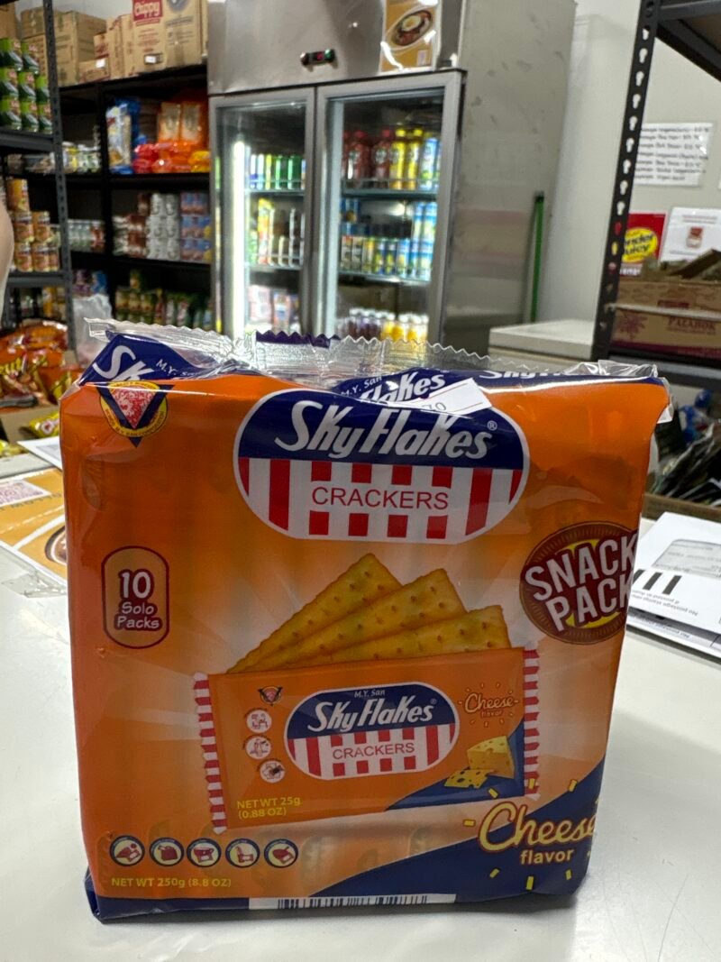 MYSan Skyflakes Cracker Cheese 10x per pack 250g