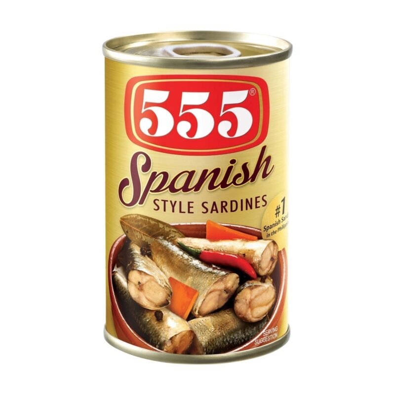 555 Spanish Style Sardines 155g