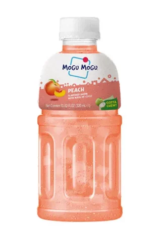 Mogu Mogu Peach Drink with Nata de Coco 320ml