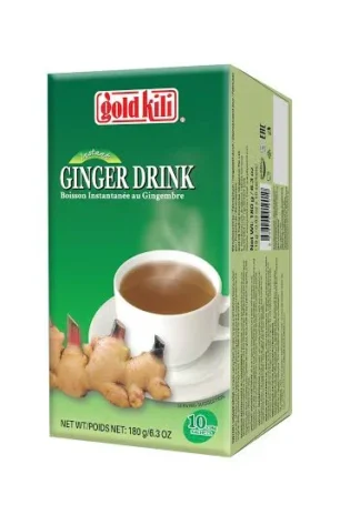 Gold Kili Instant Ginder Drink Tea 180g (10x18g sachets)