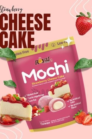 Royal Family Mochi - Strawberry Cheesecake 180g