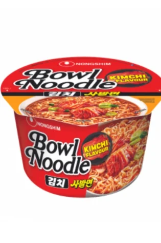 Nongshim Kimchi Flavour Bowl Noodle Soup - Bowl 86g