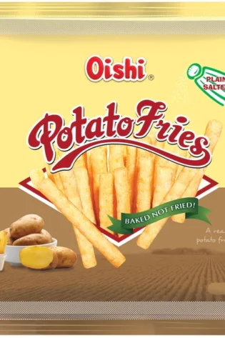 Oishi Potato Fries Plain Salted 50g